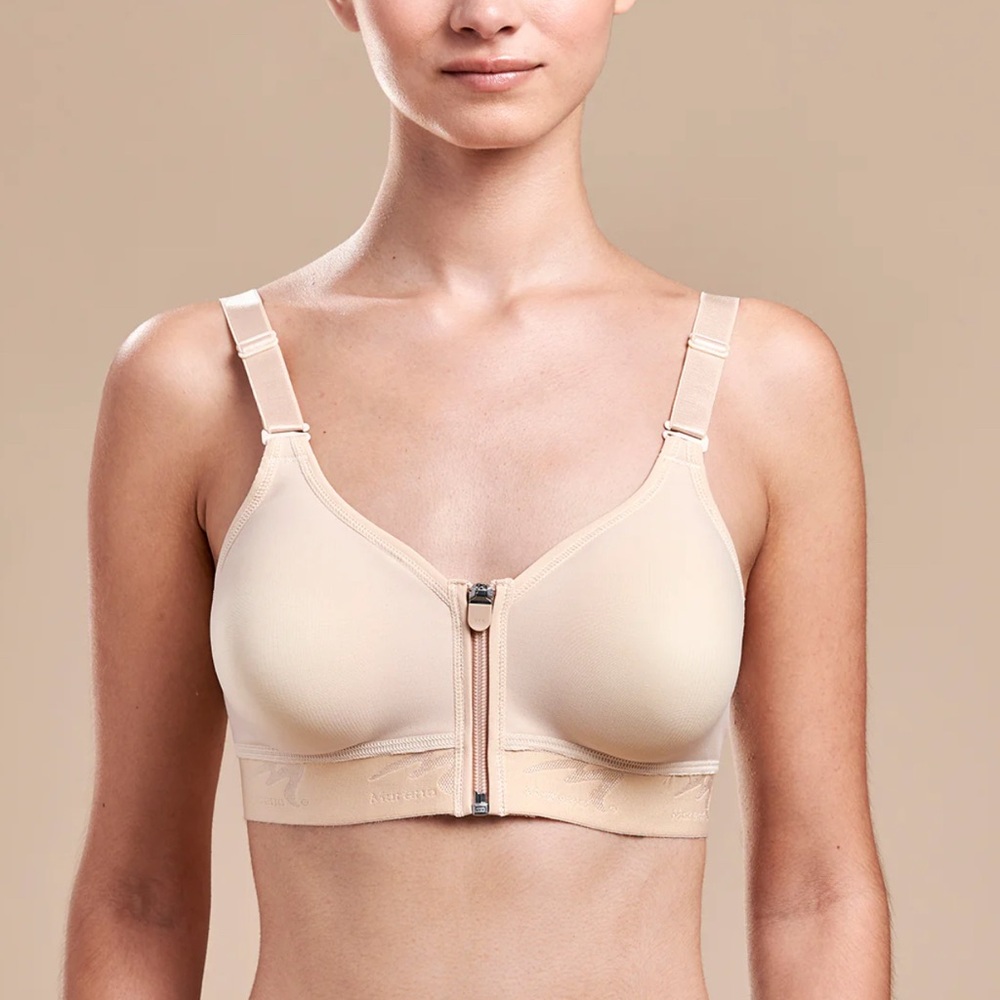 MARENA RECOVERY ZIP UP BRA - 36 B/C